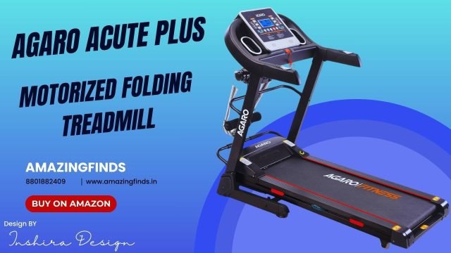 About Agaro Plus Acute Motorized Treadmill 2.25 HP