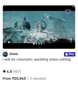 Fiverr Video editor img