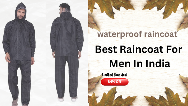 Waterproof raincoat For Men