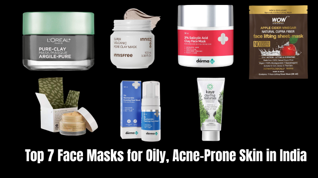 best face mask for oily acne prone skin in India