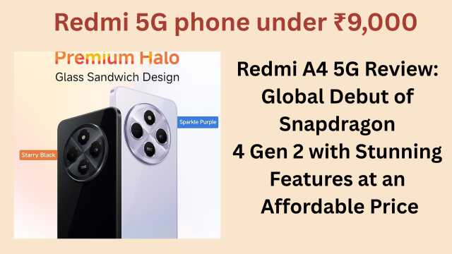 Snapdragon 4 Gen 2 phone India