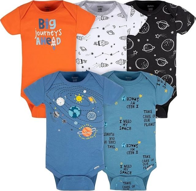 short sleeve baby bodysuits