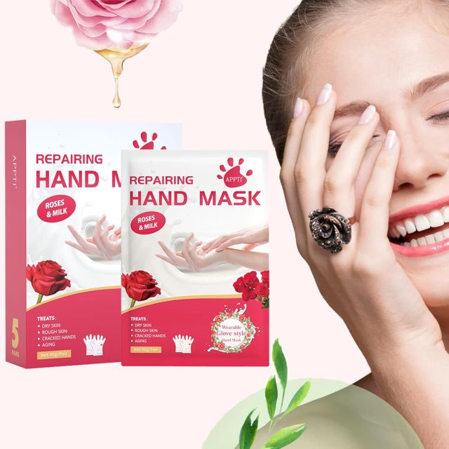 Deep Moisturizing Gloves for Dry Hands, Nail & Cuticle Softening