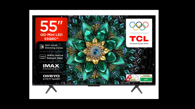 TCL 189 cm (75 inches) 4K UHD Smart QD-Mini LED Google TV 75Q6C