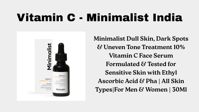 Minimalist 10% Vitamin C Face Serum