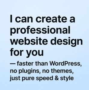 WEBSITE DESINGING