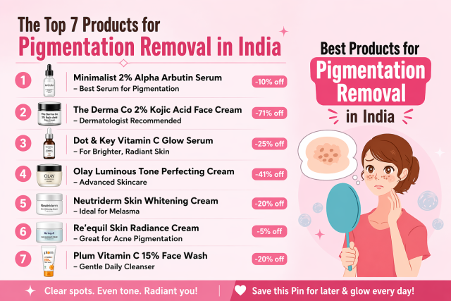 The Top 7 Products for Pigmentation Removal in India