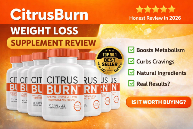 CitrusBurn weight loss supplement bottle