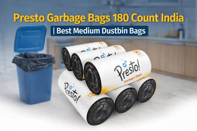 Amazon Presto garbage bags 6 rolls