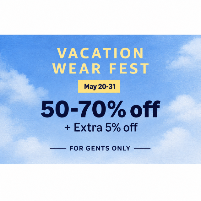 Amazon Vacation Wear Fest is live