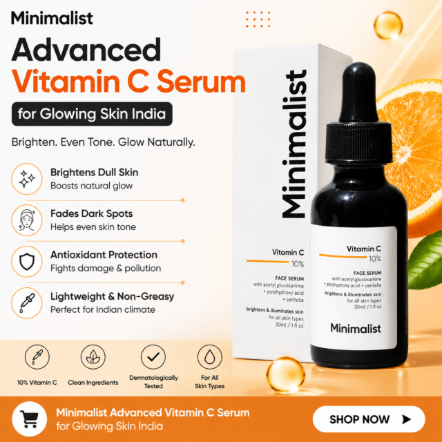 Minimalist Advanced Vitamin C Serum for Glowing Skin
