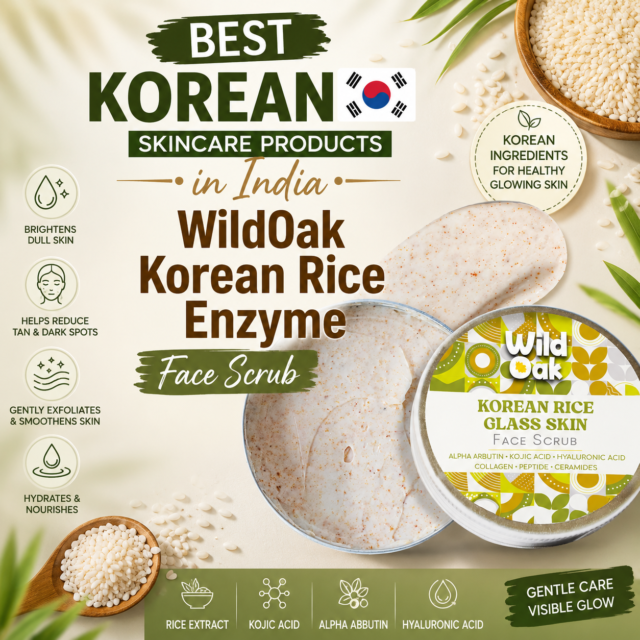 WildOak Korean Rice Enzyme Face Scrub