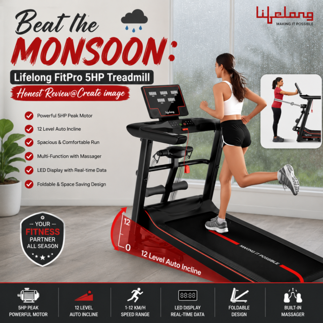 Lifelong Fitpro Treadmill India